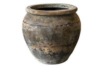 Rustic pot Isolated on transparent background