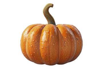 Obraz premium Single mini pumpkin Isolated on transparent background