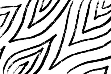 Hand-drawn line wooden textures. Tree material pattern. Vector scribbles, horizontal and wavy strokes. Different types of hatching