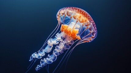 Close Up of a Jellyfish in Water