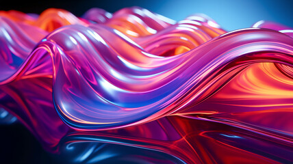 波をテーマにしたアブストラクト画像