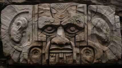 Ancient Mayan Stone Carvings

