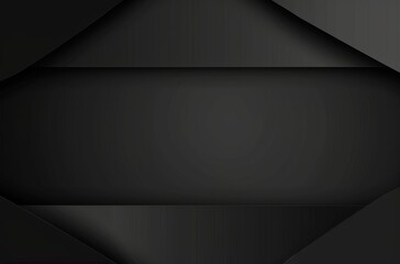 Minimalistic Black Background with Dark Grey Gradient

