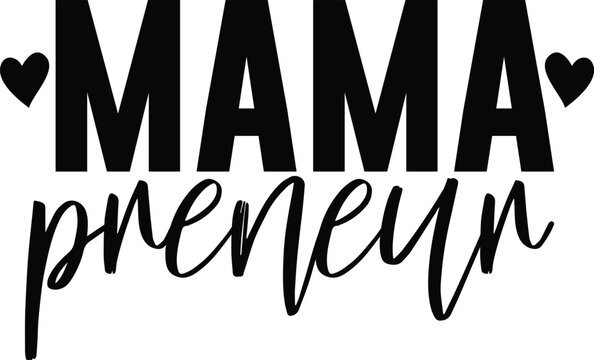 8. mama preneur boho svg design