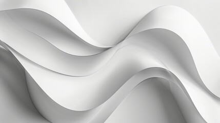 Fototapeta premium A clean design of linear elements that twist and turn, leaving ample negative space for balance