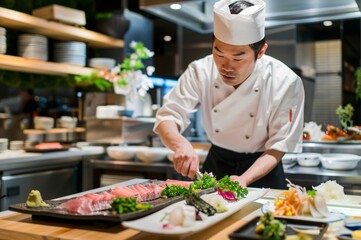 Glimpse into Japanese culture, Omakase sushi, window into the heart of Japanese cuisine, where respect for fresh ingredients