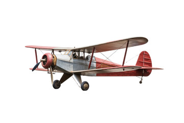 Commercial Aircraft Flight Isolated on Transparent Background