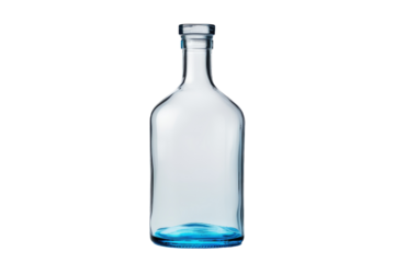 Glass Bottle Illustration Isolated on Transparent Background