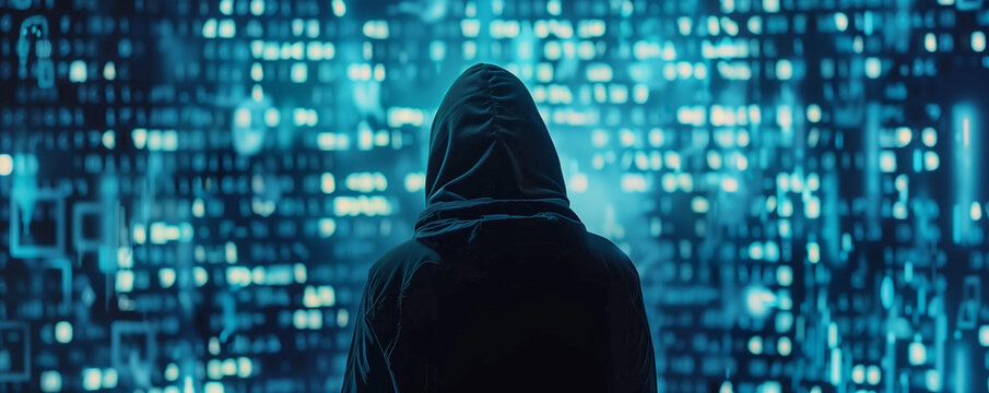 Cybersecurity cybercrime internet scam, business finance crypto currency investment digital network technology computer virus attack risk protection, identity encryption privacy data hacking - Powered by Adobe