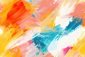 modern impressionism technique wall poster print template abstract painting art hand drawn by dry brush of paint background texture oil painting style artistic pattern for web or graphic design AI