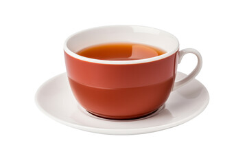 Cozy Afternoon Tea Cup Isolated on Transparent Background