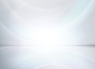 ゴールドラインの高級感なコンセプトの抽象的なモダンな白い背景	
