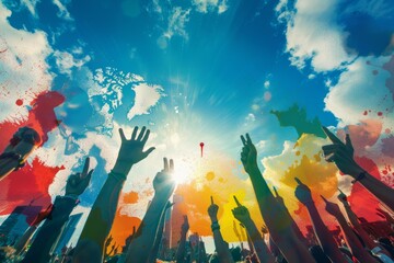 Promoting global harmony and unity through the equality of nations, fostering peace and cooperation.