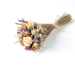 ドライフラワーの花束