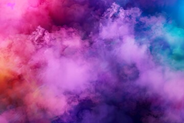 Fototapeta premium Holi clip art abstract patterns of color clouds. 