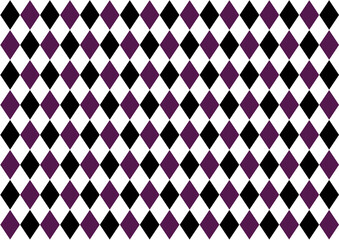 シックカラーのダイヤ柄背景素材