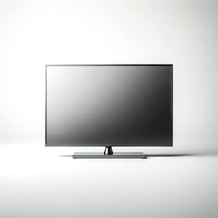 液晶テレビ。背景白