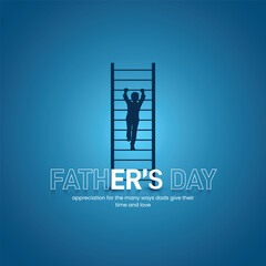 Happy Father's Day creative templates for poster, cover, banner, social media post, post card design etc. Concept of Father's day. Fathers day day creative theme. Daddy and son in an Superhero concept