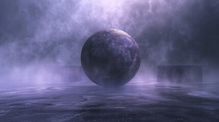 Elegant black Stone shape background, minimalist mockup for your product display, empty space for your product and promotional text