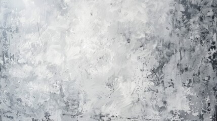 Damaged Old White Paint Wall Scrapped Texture