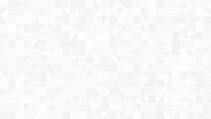 Abstract retro pattern of geometric shapes. White mosaic backdrop. Geometric hipster triangular background, vector