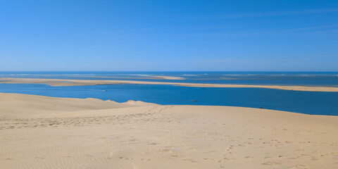 Dune du Pilat biggest sand dune in Europe in France