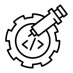 Prompt injection icon.