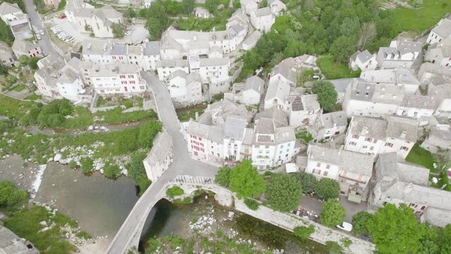 Pont-de-Montvert Village In Southern France