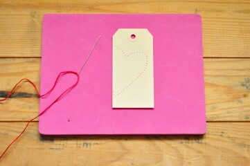 Stitching Heartfelt Gift Tags for Valentine's Day
