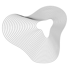 Abstract Wave Wireframe