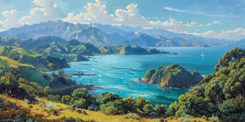 View of the Cook Strait