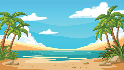 landscape beach background