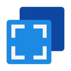 Obraz premium Full Screen Flat icon