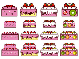 段ケーキセット6