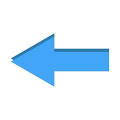 Back Arrow  Flat icon