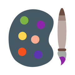 Color Palette  Flat icon