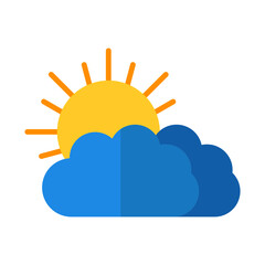 Cloudy  Flat icon