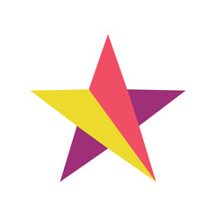 Obraz premium Colorful Star Element