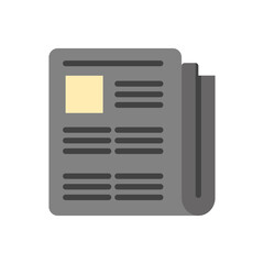 Fototapeta premium Newspaper Flat icon