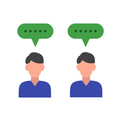 Conversation  Flat icon
