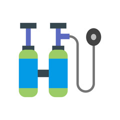 Oxygen Tank  Flat icon