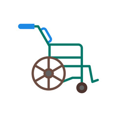 Wheel Chair  Flat icon