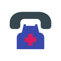 Emergency Phone  Flat icon