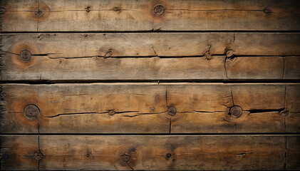 Naklejka premium A background texture of rough, weathered wooden planks. Grunge wood texture. A background of old wooden planks.