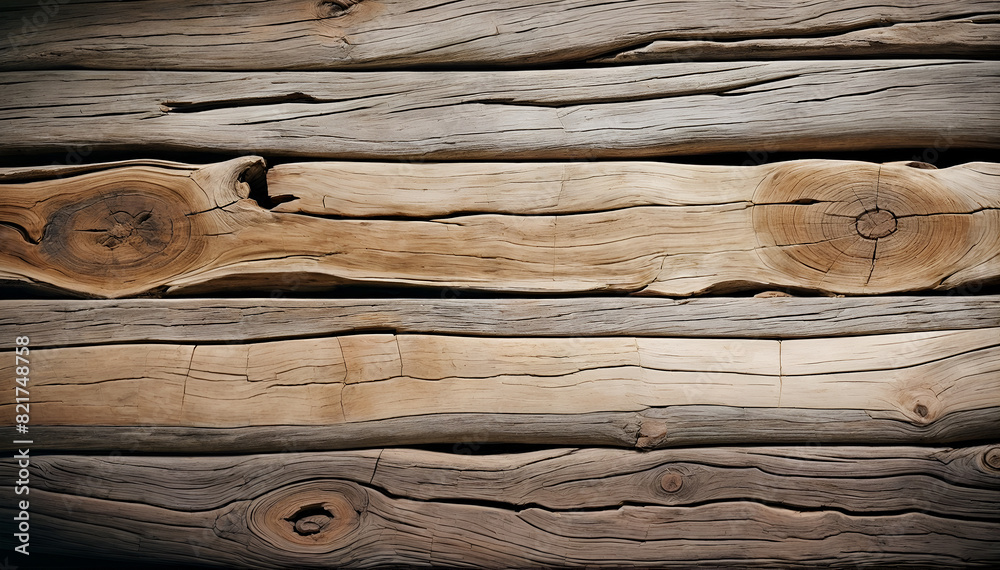 Wall mural a background texture of old, weathered wooden planks. grunge wood texture. a background of wooden pl