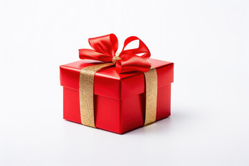 Fototapeta premium gift box on white background