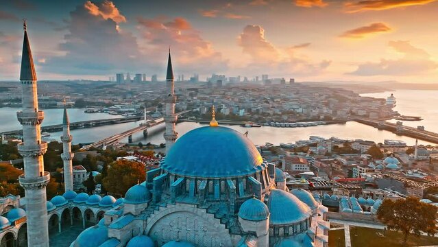Aerial  view of istanbul