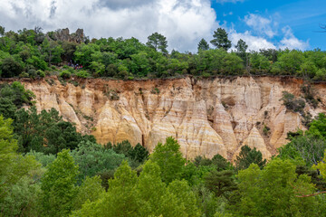les ocres ou le colorado provençal à Rustrel