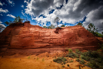 les ocres ou le colorado provençal à Rustrel