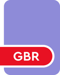 GBR File format icon  Old Brick fill v1